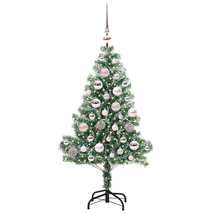 Umělý Vánoční Stromeček Se Sněhem A Led Osvětlením 120 Cm