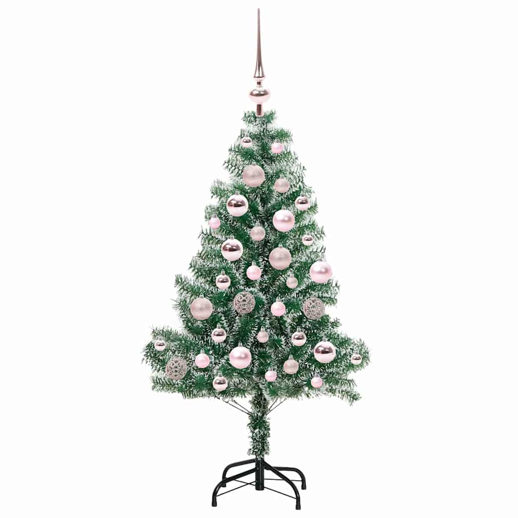 Umělý Vánoční Stromeček Se Sněhem A Led Osvětlením 120 Cm