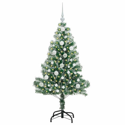 Umělý Vánoční Stromeček Se Sněhem A Led Osvětlením 120 Cm