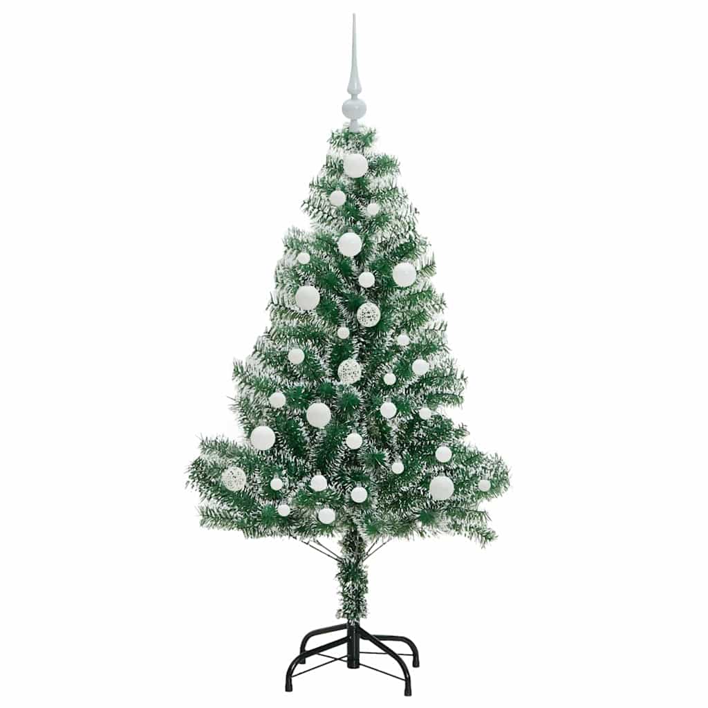 Umělý Vánoční Stromeček Se Sněhem A Led Osvětlením 120 Cm