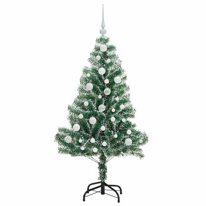 Umělý Vánoční Stromeček Se Sněhem A Led Osvětlením 120 Cm