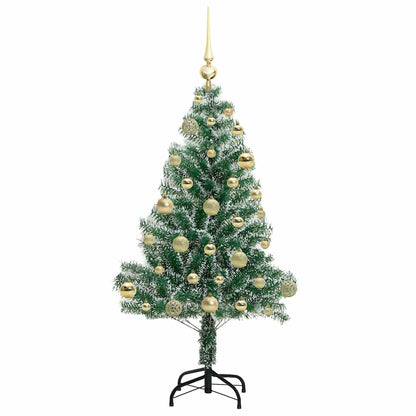 Umělý Vánoční Stromeček Se Sněhem A Led Osvětlením 120 Cm