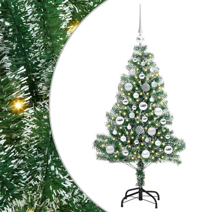 Umělý Vánoční Stromeček Se Sněhem A Led Osvětlením 120 Cm