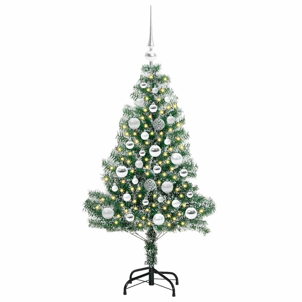 Umělý Vánoční Stromeček Se Sněhem A Led Osvětlením 120 Cm