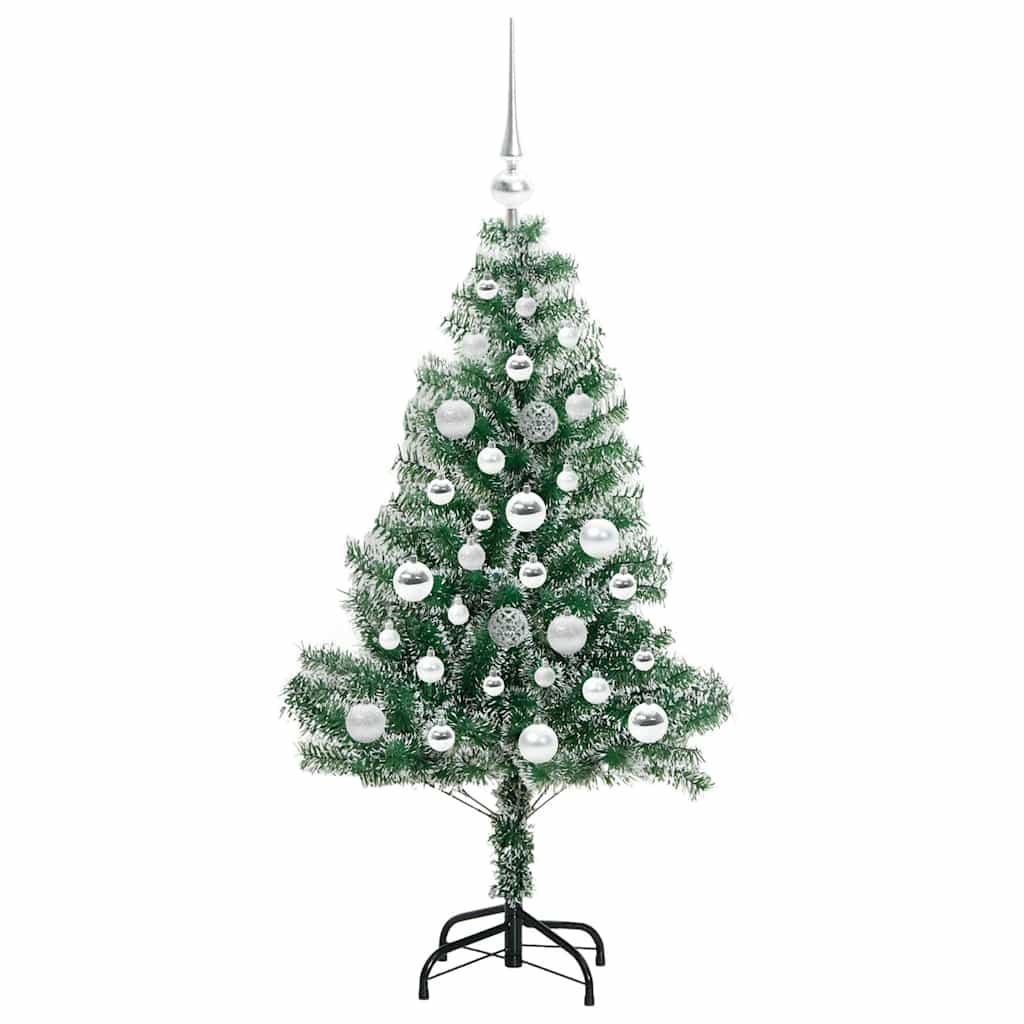 Umělý Vánoční Stromeček Se Sněhem A Led Osvětlením 120 Cm