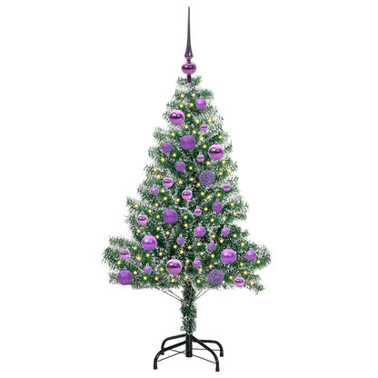 Umělý Vánoční Stromeček Se Sněhem A Led Osvětlením 120 Cm