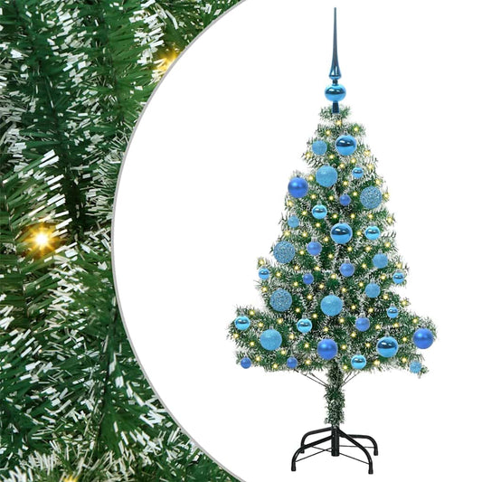Umělý Vánoční Stromeček Se Sněhem A Led Osvětlením 120 Cm