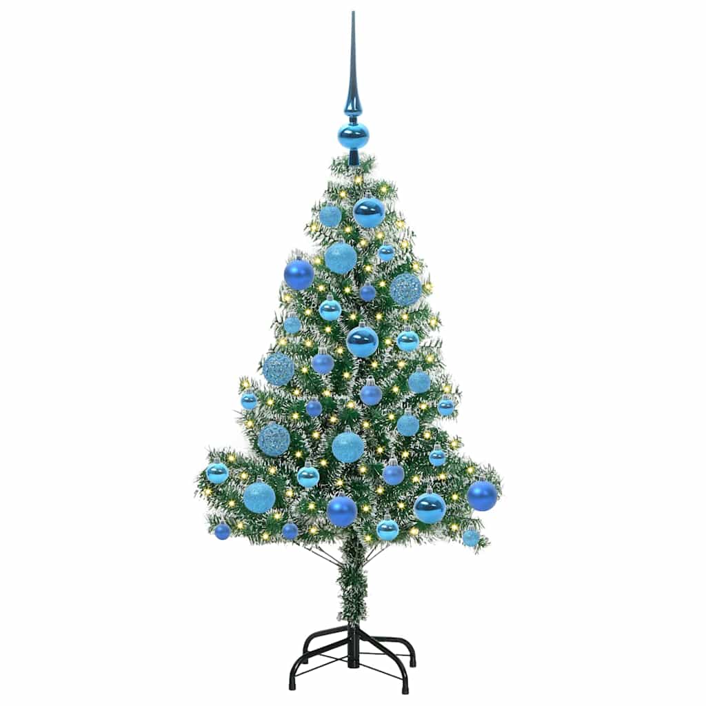 Umělý Vánoční Stromeček Se Sněhem A Led Osvětlením 120 Cm