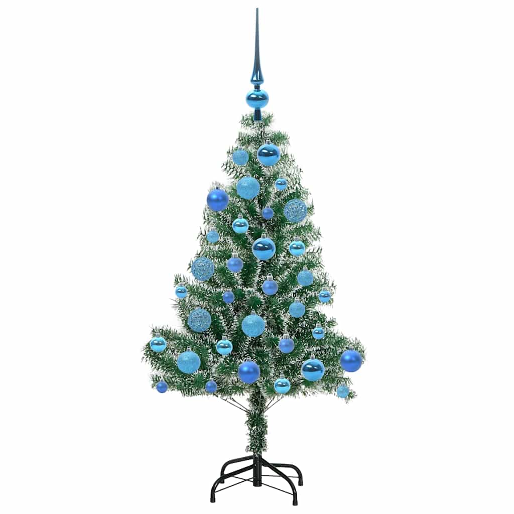 Umělý Vánoční Stromeček Se Sněhem A Led Osvětlením 120 Cm