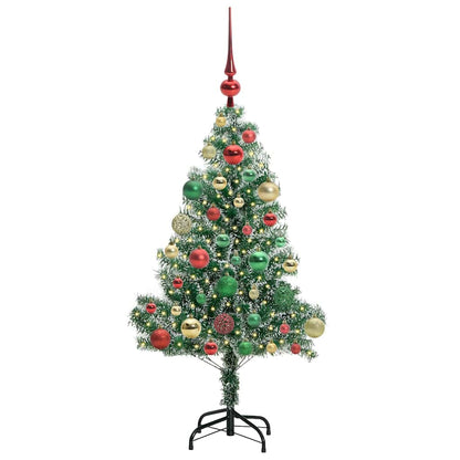 Umělý Vánoční Stromeček Se Sněhem A Led Osvětlením 120 Cm