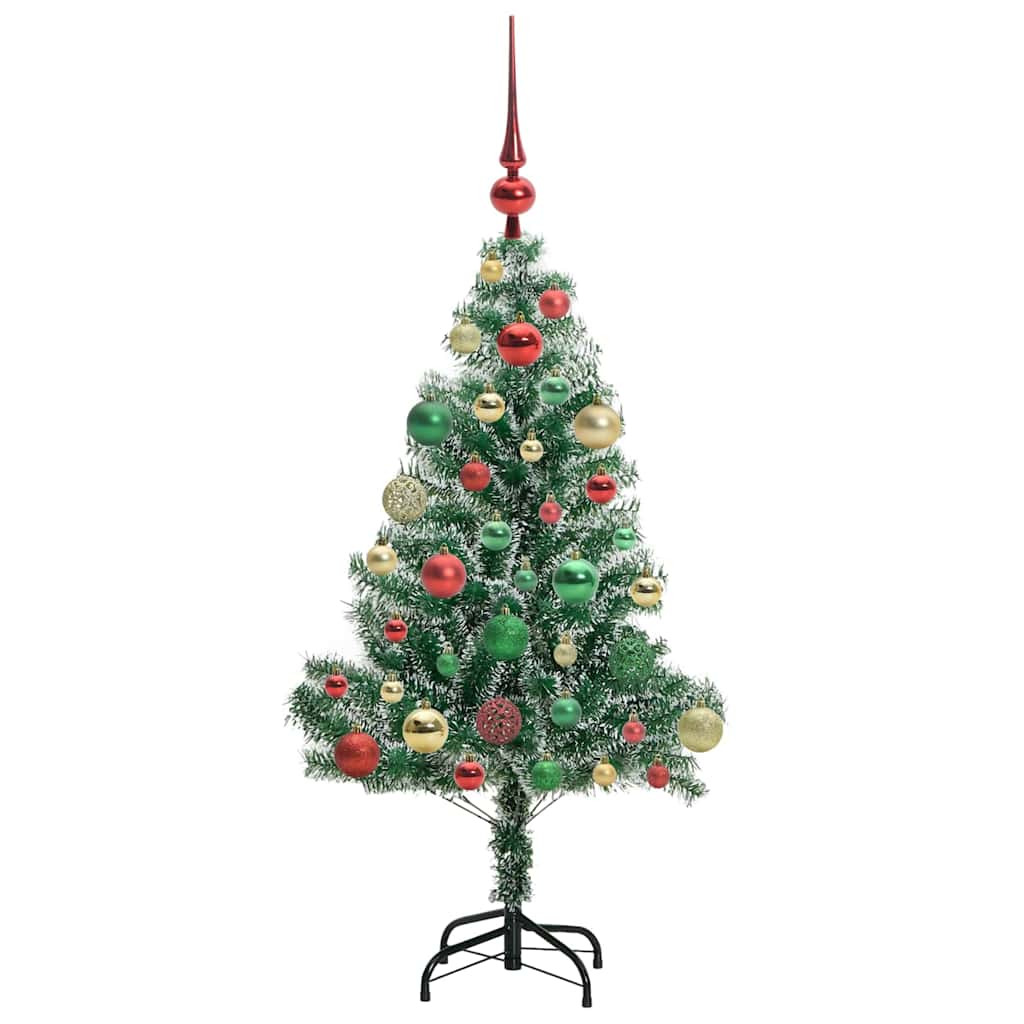 Umělý Vánoční Stromeček Se Sněhem A Led Osvětlením 120 Cm