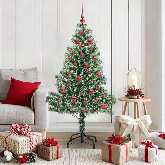Umělý Vánoční Stromeček Se Sněhem A Led Osvětlením 150 Cm