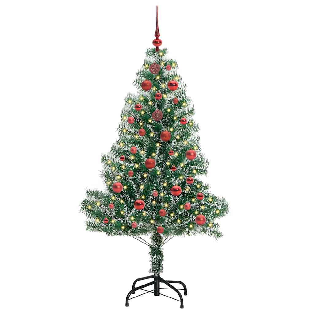 Umělý Vánoční Stromeček Se Sněhem A Led Osvětlením 150 Cm