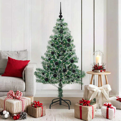 Umělý Vánoční Stromeček Se Sněhem A Led Osvětlením 150 Cm
