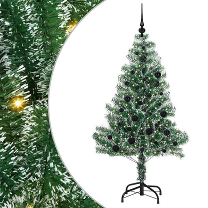 Umělý Vánoční Stromeček Se Sněhem A Led Osvětlením 150 Cm