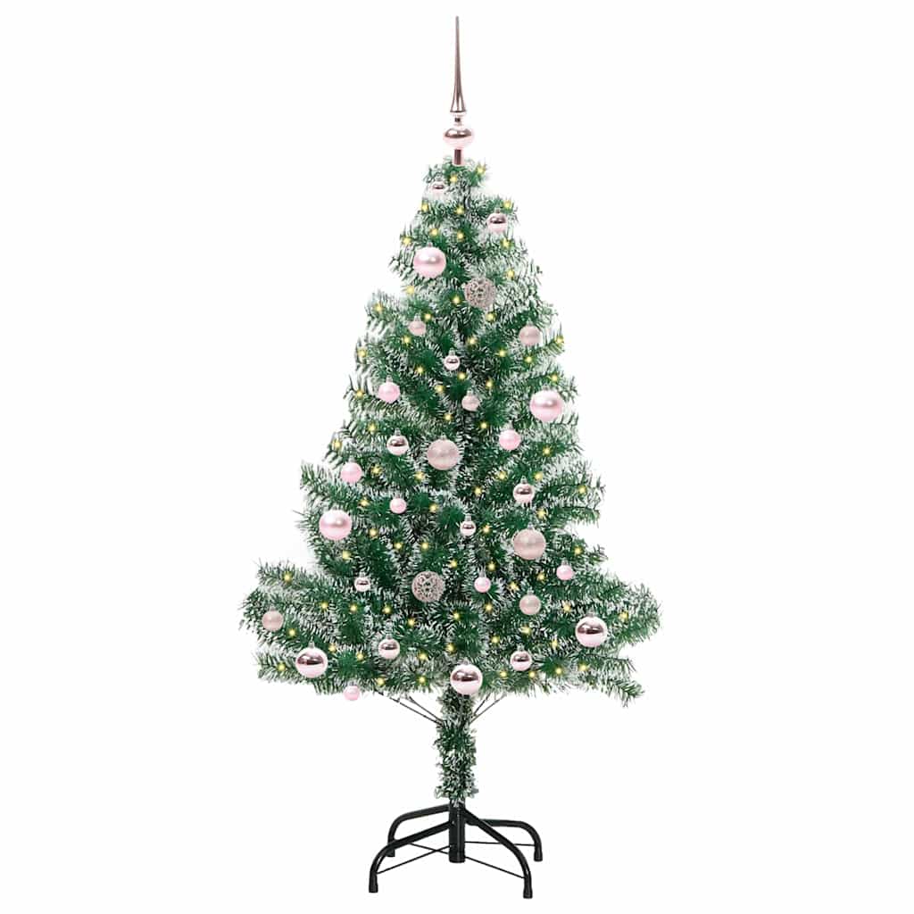 Umělý Vánoční Stromeček Se Sněhem A Led Osvětlením 150 Cm