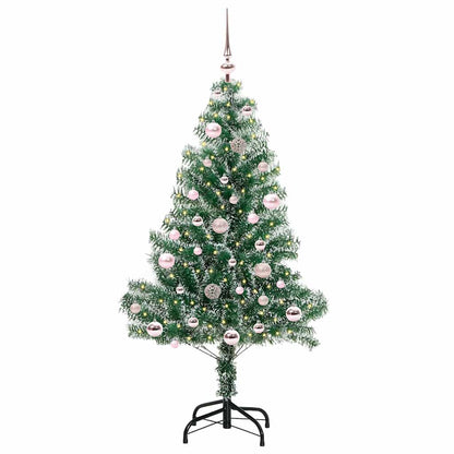 Umělý Vánoční Stromeček Se Sněhem A Led Osvětlením 150 Cm