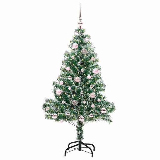 Umělý Vánoční Stromeček Se Sněhem A Led Osvětlením 150 Cm