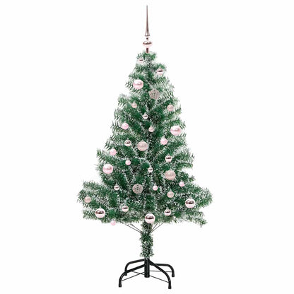 Umělý Vánoční Stromeček Se Sněhem A Led Osvětlením 150 Cm