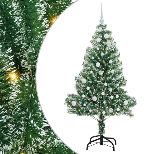 Umělý Vánoční Stromeček Se Sněhem A Led Osvětlením 150 Cm