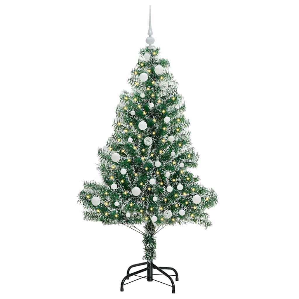 Umělý Vánoční Stromeček Se Sněhem A Led Osvětlením 150 Cm
