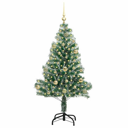 Umělý Vánoční Stromeček Se Sněhem A Led Osvětlením 150 Cm