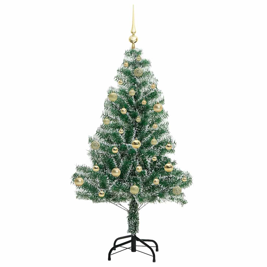 Umělý Vánoční Stromeček Se Sněhem A Led Osvětlením 150 Cm