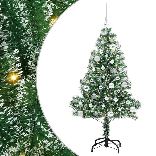 Umělý Vánoční Stromeček Se Sněhem A Led Osvětlením 150 Cm