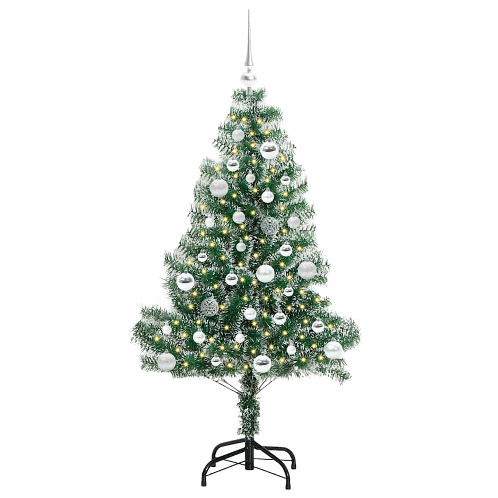Umělý Vánoční Stromeček Se Sněhem A Led Osvětlením 150 Cm
