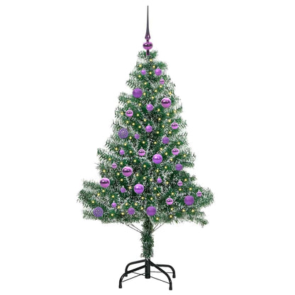 Umělý Vánoční Stromeček Se Sněhem A Led Osvětlením 150 Cm