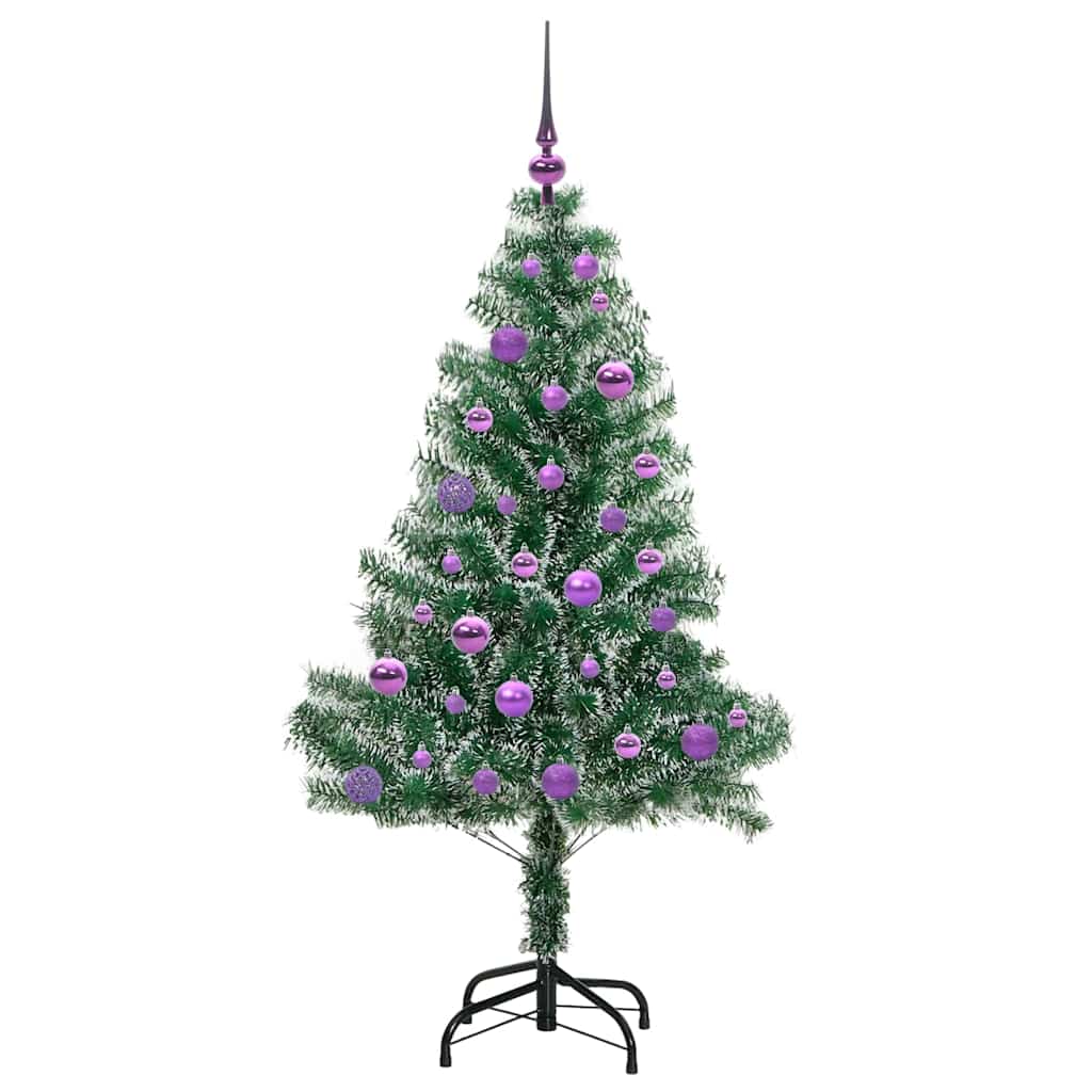 Umělý Vánoční Stromeček Se Sněhem A Led Osvětlením 150 Cm