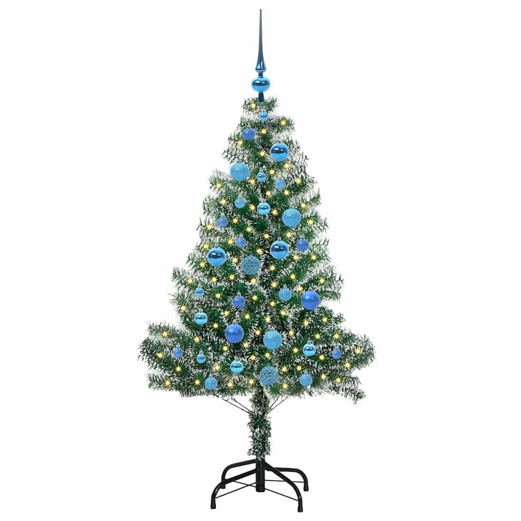 Umělý Vánoční Stromeček Se Sněhem A Led Osvětlením 150 Cm