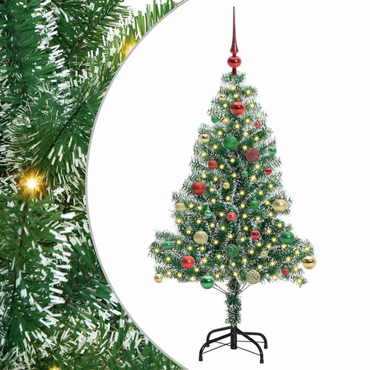 Umělý Vánoční Stromeček Se Sněhem A Led Osvětlením 150 Cm
