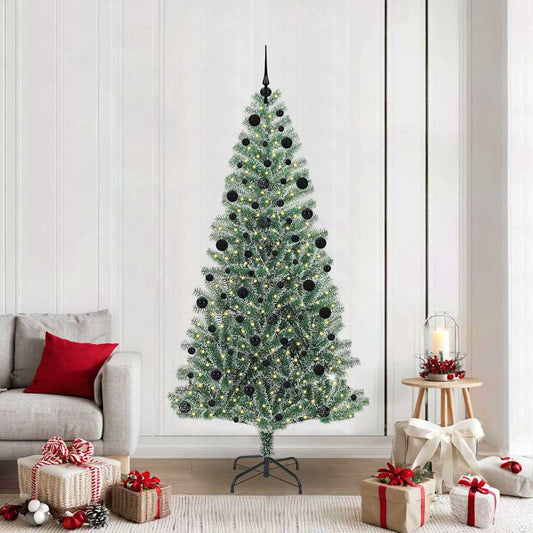 Umělý Vánoční Stromeček Se Sněhem A Led Osvětlením 210 Cm