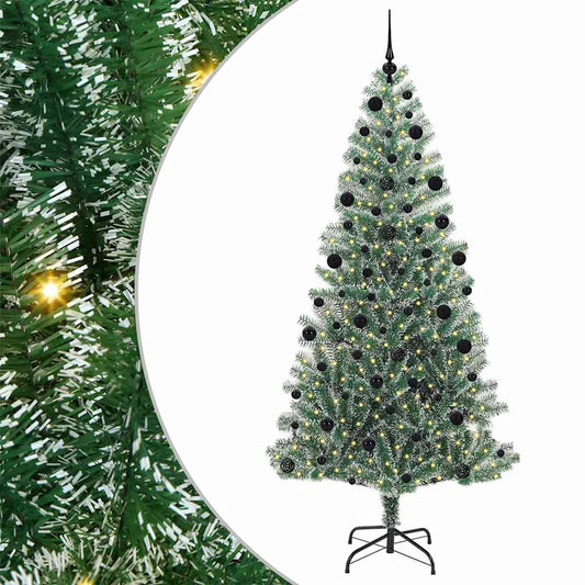 Umělý Vánoční Stromeček Se Sněhem A Led Osvětlením 210 Cm