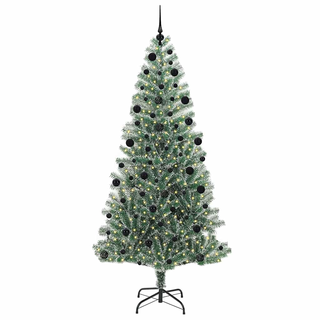 Umělý Vánoční Stromeček Se Sněhem A Led Osvětlením 210 Cm