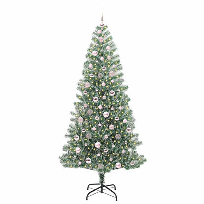 Umělý Vánoční Stromeček Se Sněhem A Led Osvětlením 210 Cm