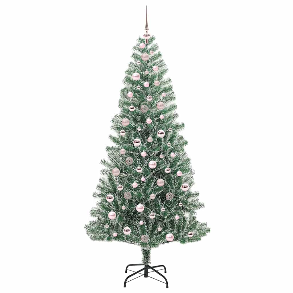 Umělý Vánoční Stromeček Se Sněhem A Led Osvětlením 210 Cm