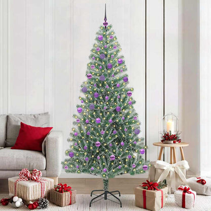 Umělý Vánoční Stromeček Se Sněhem A Led Osvětlením 210 Cm
