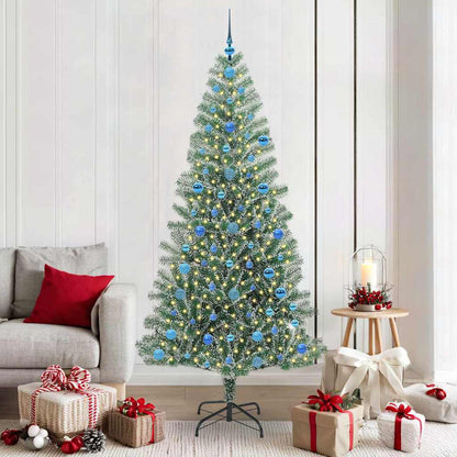 Umělý Vánoční Stromeček Se Sněhem A Led Osvětlením 210 Cm