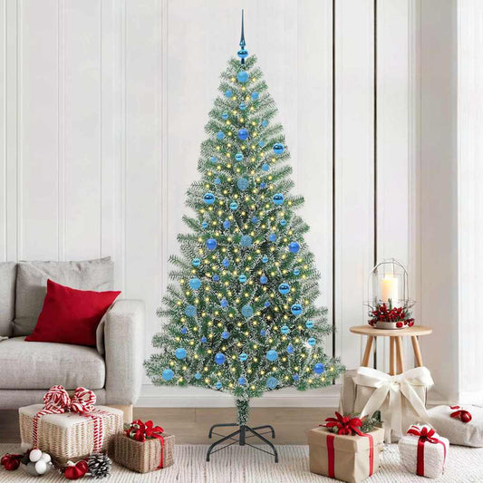 Umělý Vánoční Stromeček Se Sněhem A Led Osvětlením 210 Cm