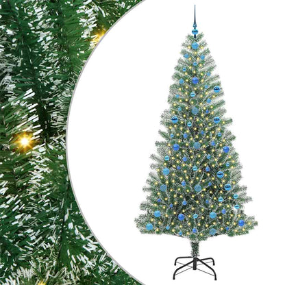 Umělý Vánoční Stromeček Se Sněhem A Led Osvětlením 210 Cm