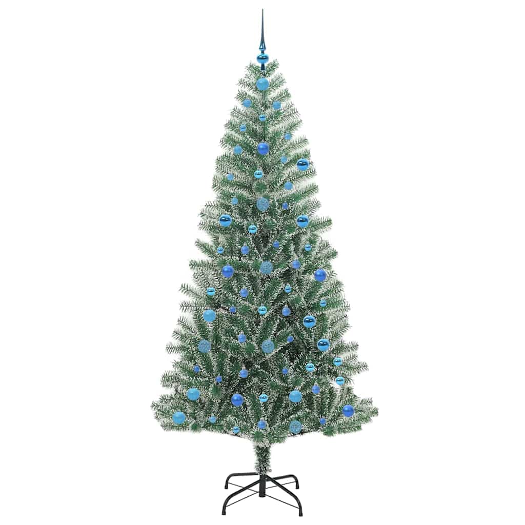 Umělý Vánoční Stromeček Se Sněhem A Led Osvětlením 210 Cm