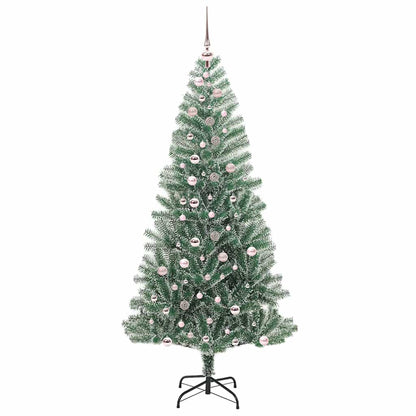 Umělý Vánoční Stromeček Se Sněhem A Led Osvětlením 240 Cm
