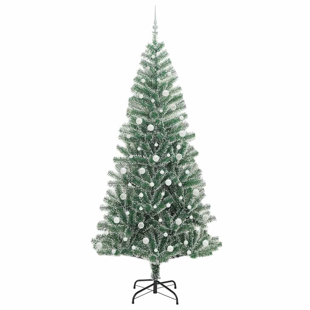 Umělý Vánoční Stromeček Se Sněhem A Led Osvětlením 240 Cm