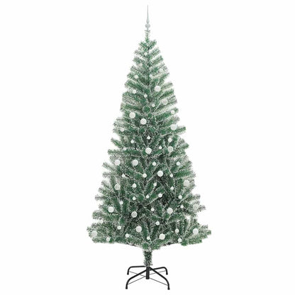 Umělý Vánoční Stromeček Se Sněhem A Led Osvětlením 240 Cm