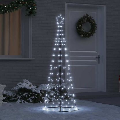Led Vánoční Strom S 390 Led Diodami Studená Bílá 250 Cm Železo