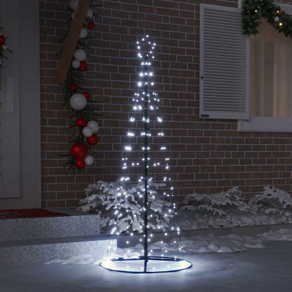 Led Vánoční Strom S 390 Led Diodami Studená Bílá 250 Cm Železo
