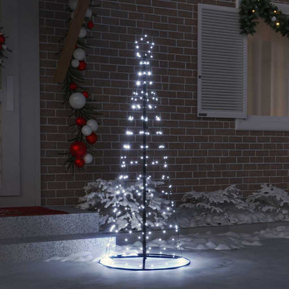 Led Vánoční Strom S 390 Led Diodami Studená Bílá 250 Cm Železo