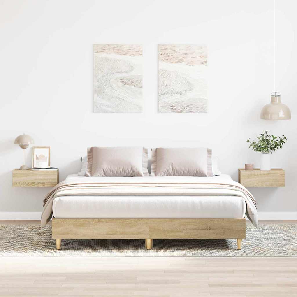 Rám Postele Sonoma 152 X 203 Cm Kompozitní Dřevo